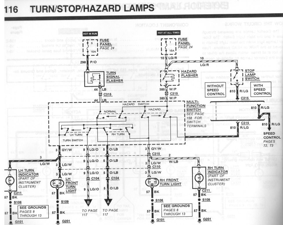 1988 E150 Econoline van rear lights wiring diagram Vannin